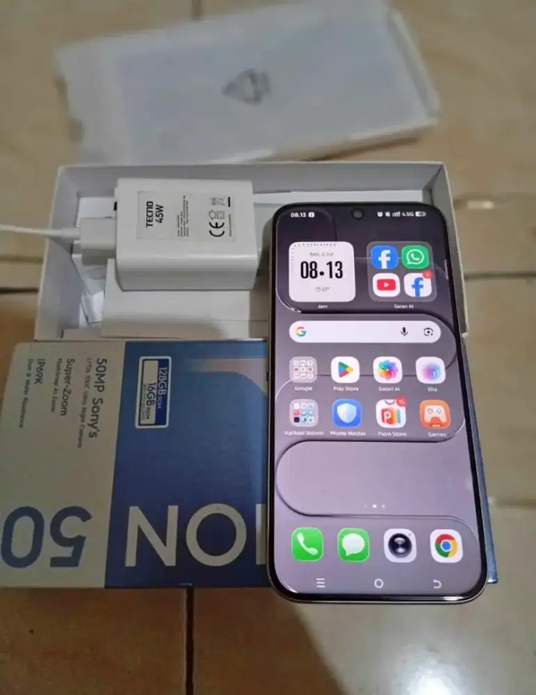 Tecno camon 50 ram 8/128 mulus