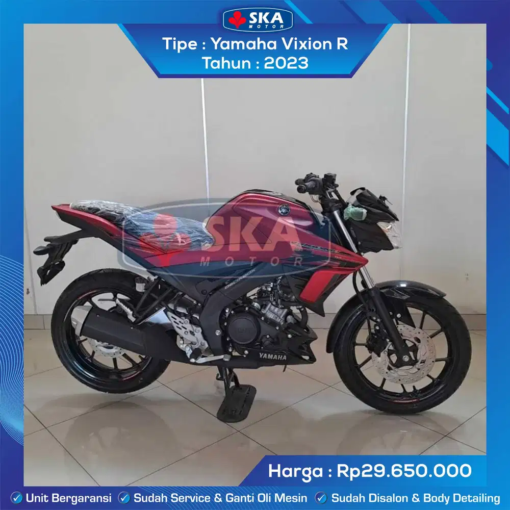 Yamaha Vixion R Tahun 2023 KM 0