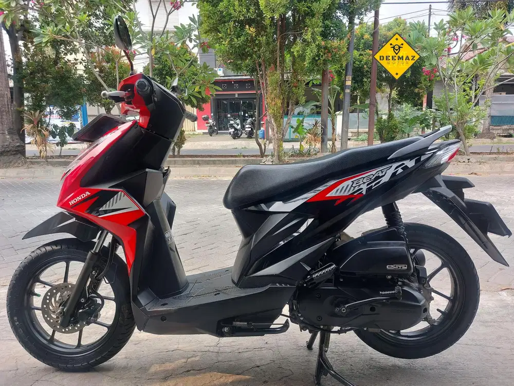(DP 500)‼️ Beat CBS Merah Hitam 2024 Cash, Kredit & Tukar Tambah