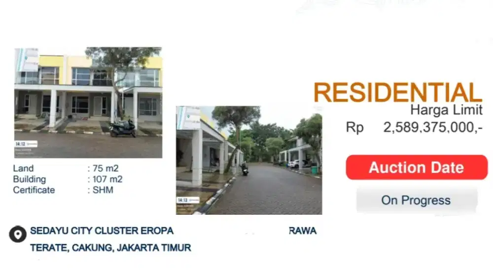Dijual Rumah 2 Lantai Sedayu City
