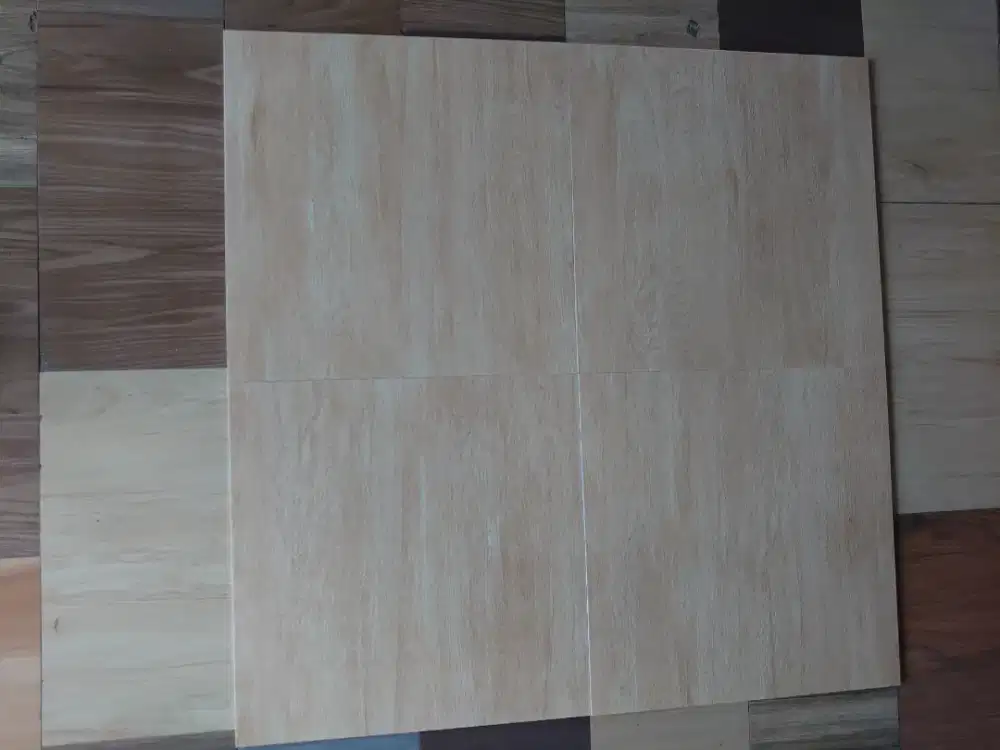 Infinite granit 60x60 motif matte kayu custom Cendana alfine