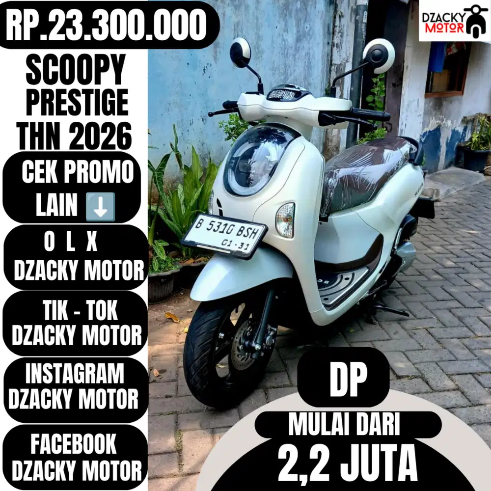 SCOOPY PRESTIGE 2026 SECOND LIKE NEW