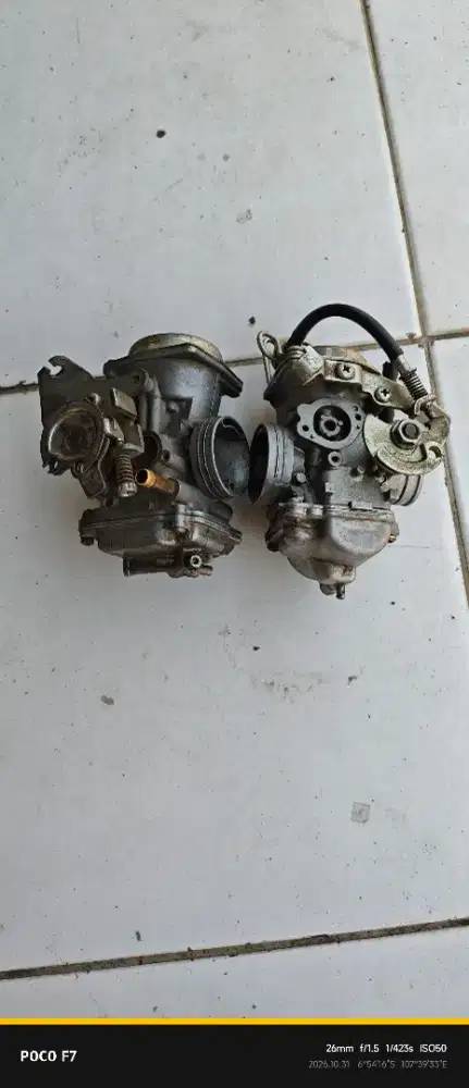 Karbu motor spin ORI dan karbu KLX pnp spin