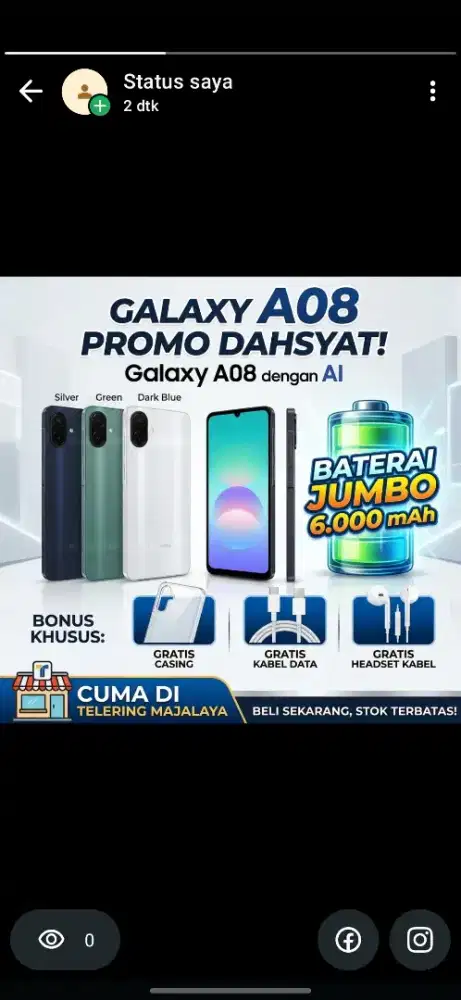 Samsung galaxy a08