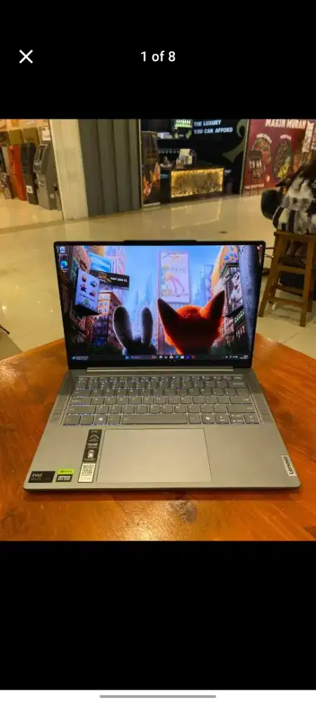 Laptop Gaming Editor Lenovo Yoga Pro 7 RTX 4050 Core 7 OLED MacBook