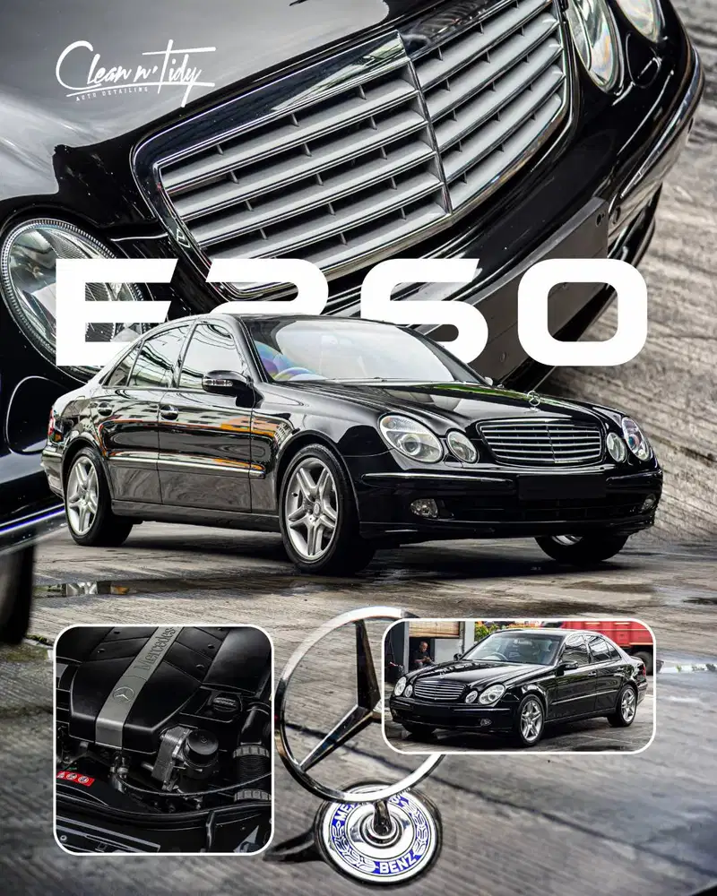 Mercy W211 Hitam km super rendah