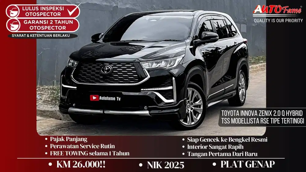 KM4RB Toyota Innova Zenix 2.0 V HEV Hybrid Modellista Improvement 2026