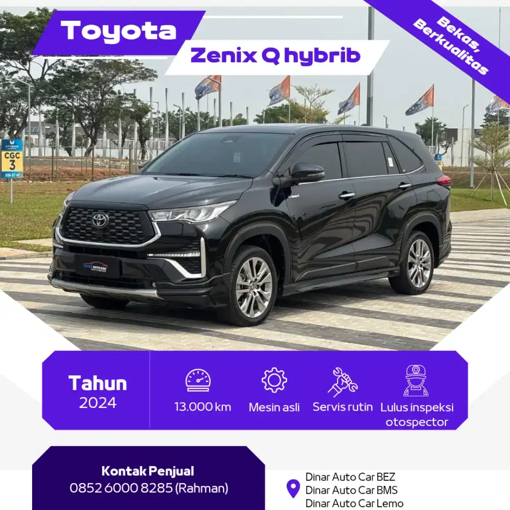 Toyota Kijang Innova Zenix Q hybrib Modelista tahun 2024