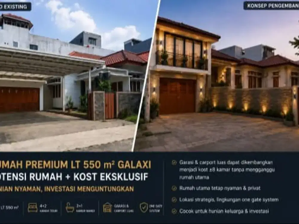 DIJUAL RUMAH MEWAH DI PEKAYON, BEKASI