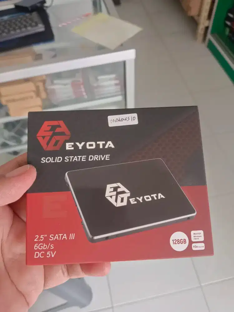 SSD Eyota 128GB 2.5 SATA III Baru - Siap Pakai Terinstal Windows 10