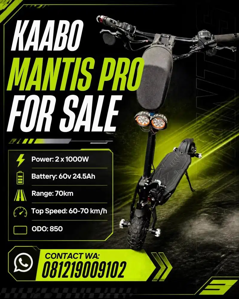Electric Scooter Kaabo Mantis Pro