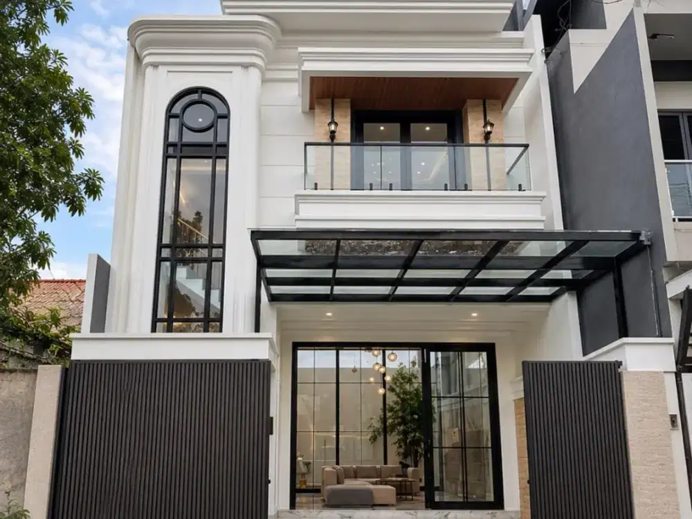 Dijual Villa Modern Mewah Full Furnish di Pesanggrahan Batu