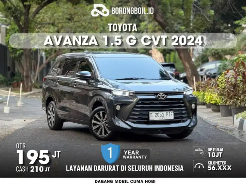 [Dp 10jt ] Termurah || AVANZA 1.5 G 2024 automatic