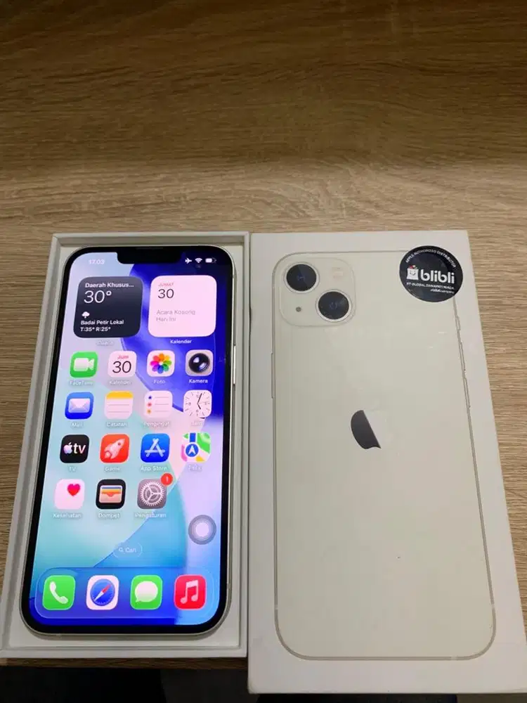 IPHONE 13 128GB IBOX GARANSI ON 2026