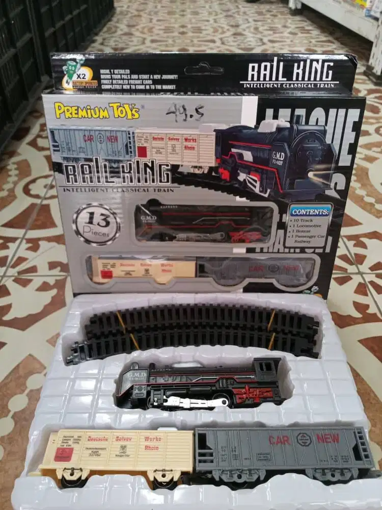 mainan anak kereta railking baterai