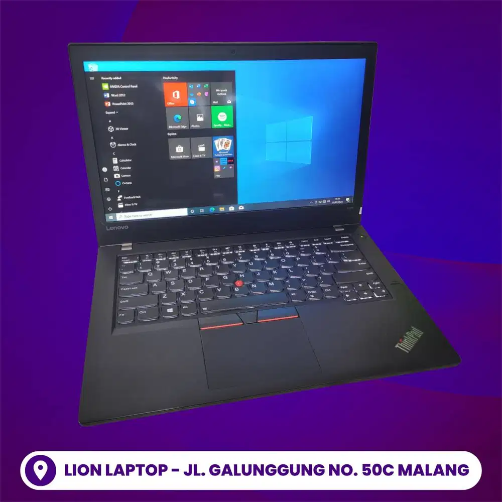 RAM 8GB SSD 256GB Core i5 Lenovo Thinkpad T470 [31|10]