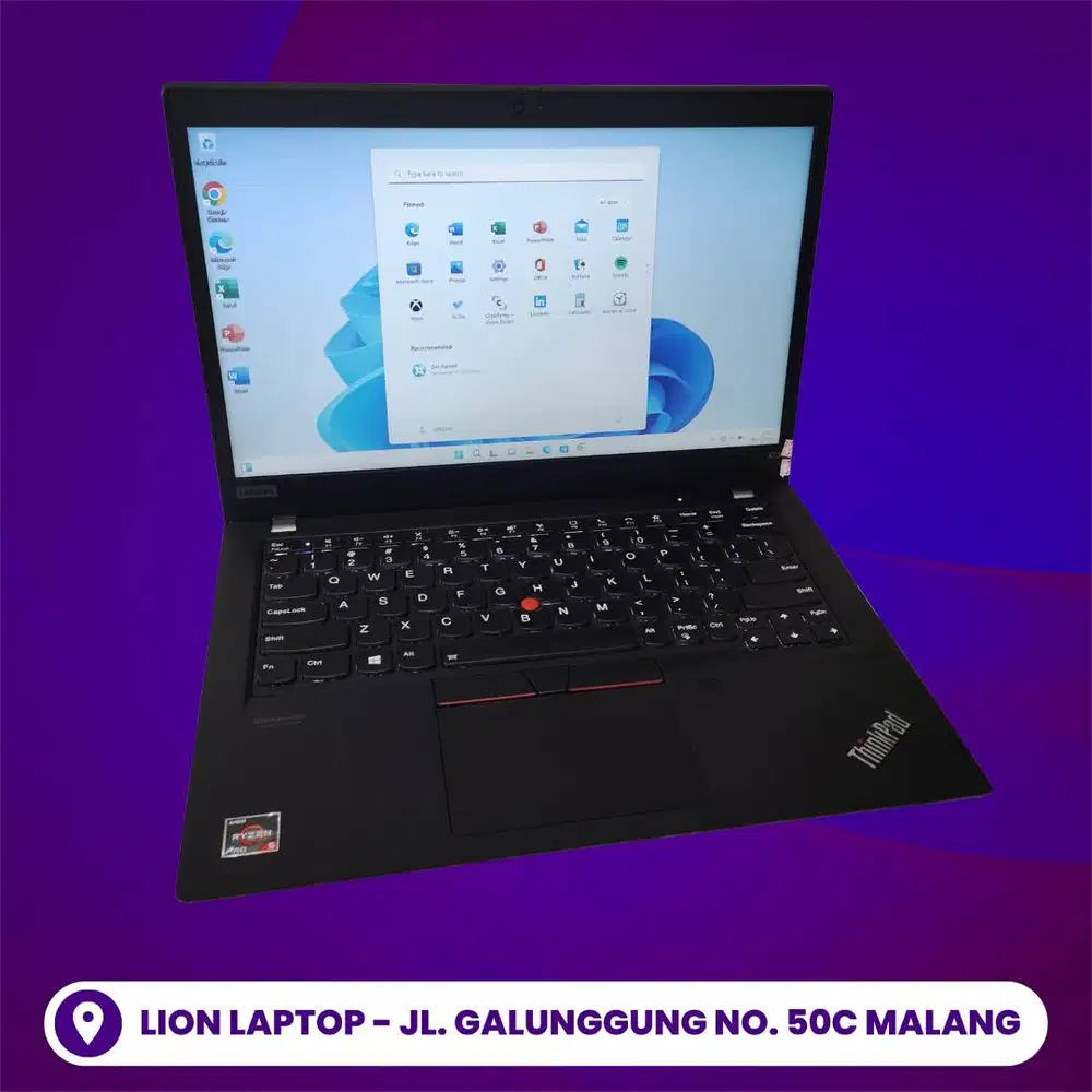 RAM 32GB AMD Ryzen 5 PRO-4650U Lenovo Thinkpad X13 SSD 256GB [31|10]