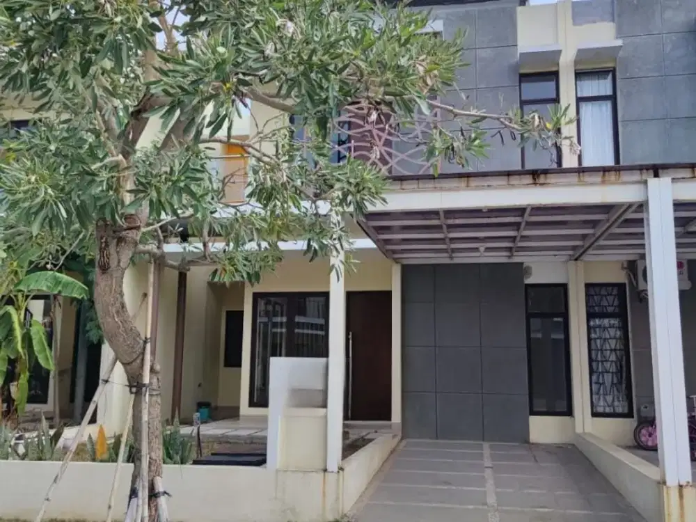 DIJUAL RUMAH  8x18 BAGUS SIAP HUNI 2 LANTAI CLUSTER ARANA HARAPAN INDAH