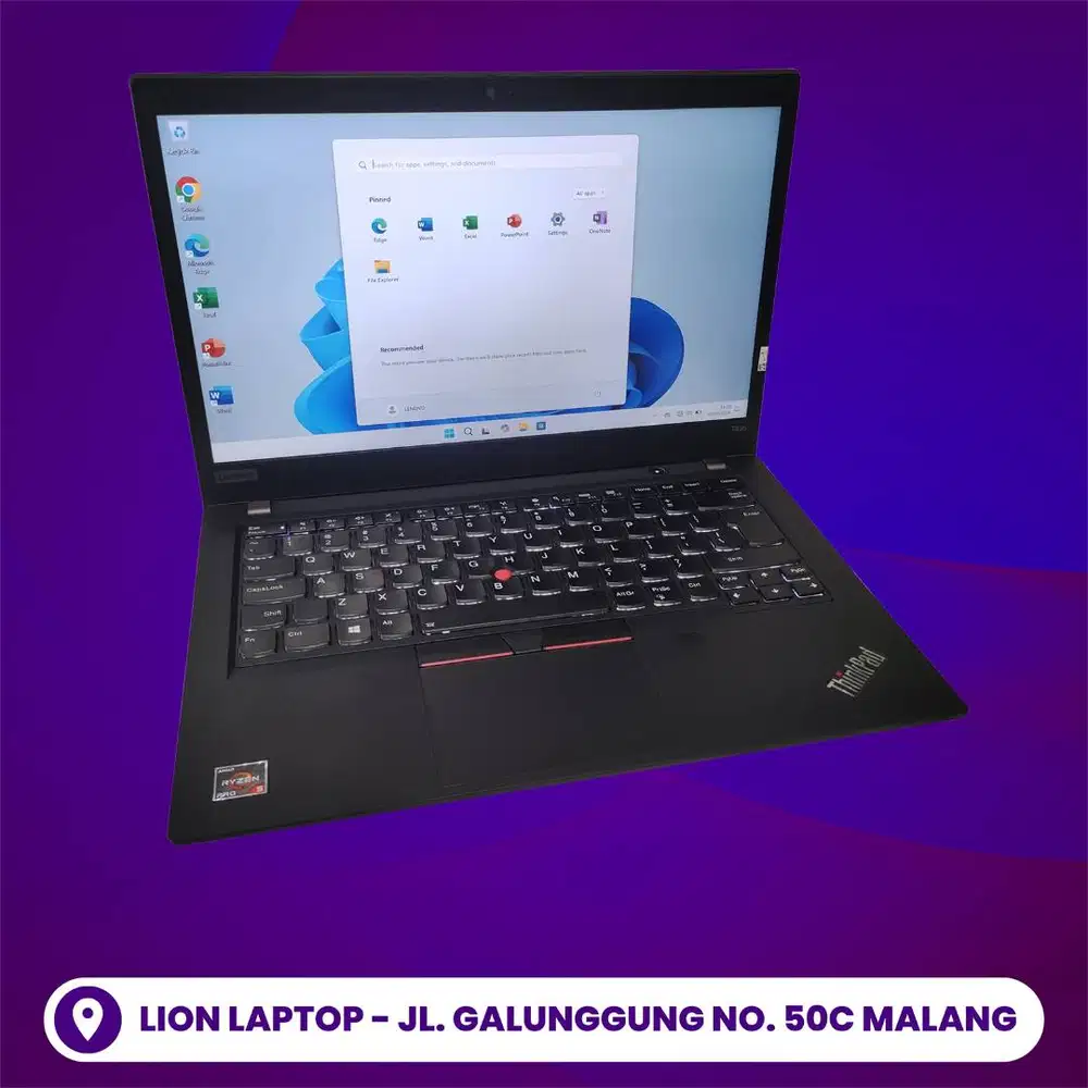 RAM 16GB AMD Ryzen 5 PRO VGA 2GB Lenovo Thinkpad T495 [31|10]