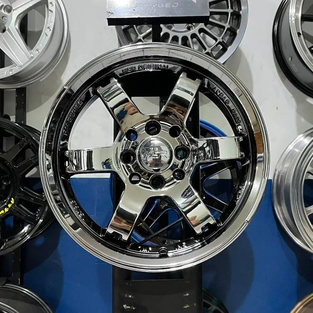 velg racing te37 ring 15 untuk brio avanza sigra DLL