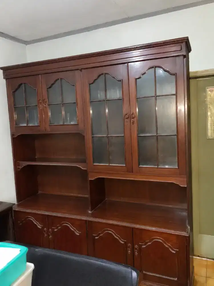 Jual Segera Lemari Bufet Kayu Jati Second