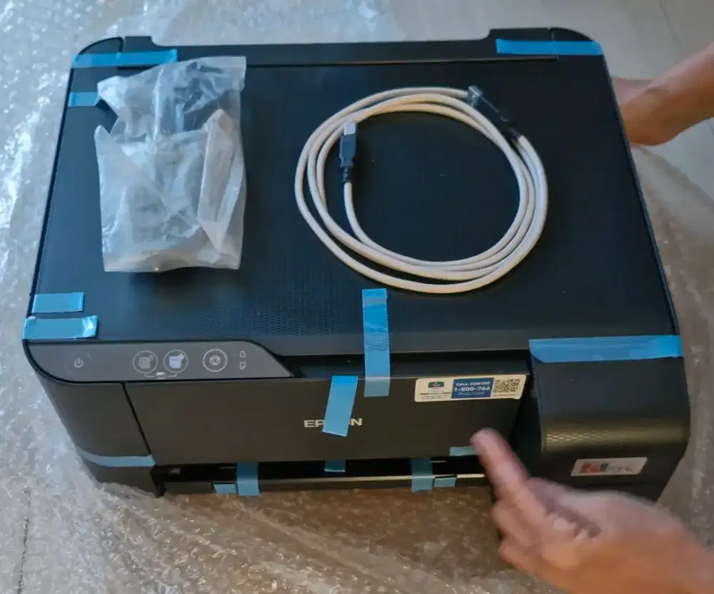 Printer Epson Ecotank L-3210 BARU + tinta lengkap [no box) jual MURAH