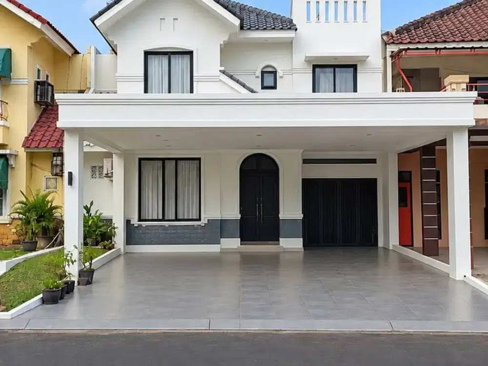 RUMAH MEWAH SIAP HUNI BANGUNAN FRESH DI KOTA WISATA CIBUBUR