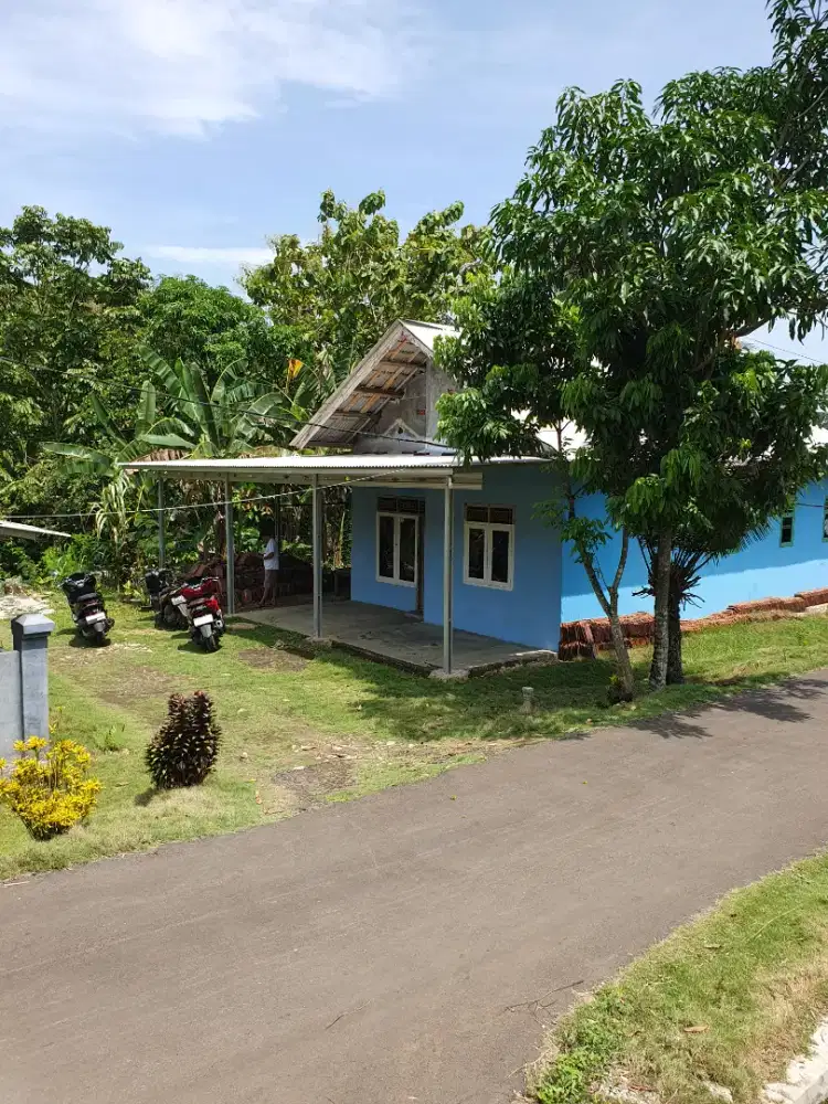 Rumah Kampung + tanah, suasana asri