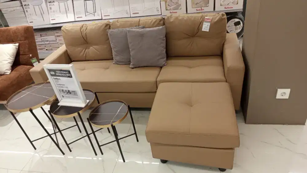 JUAL MURAH SOFA CORNER L CILEGON