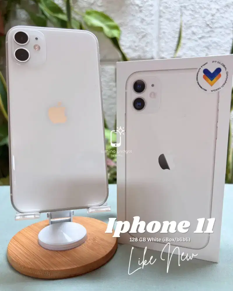 Iphone 11 128 GB White Full Ori (IBox/Blibli)