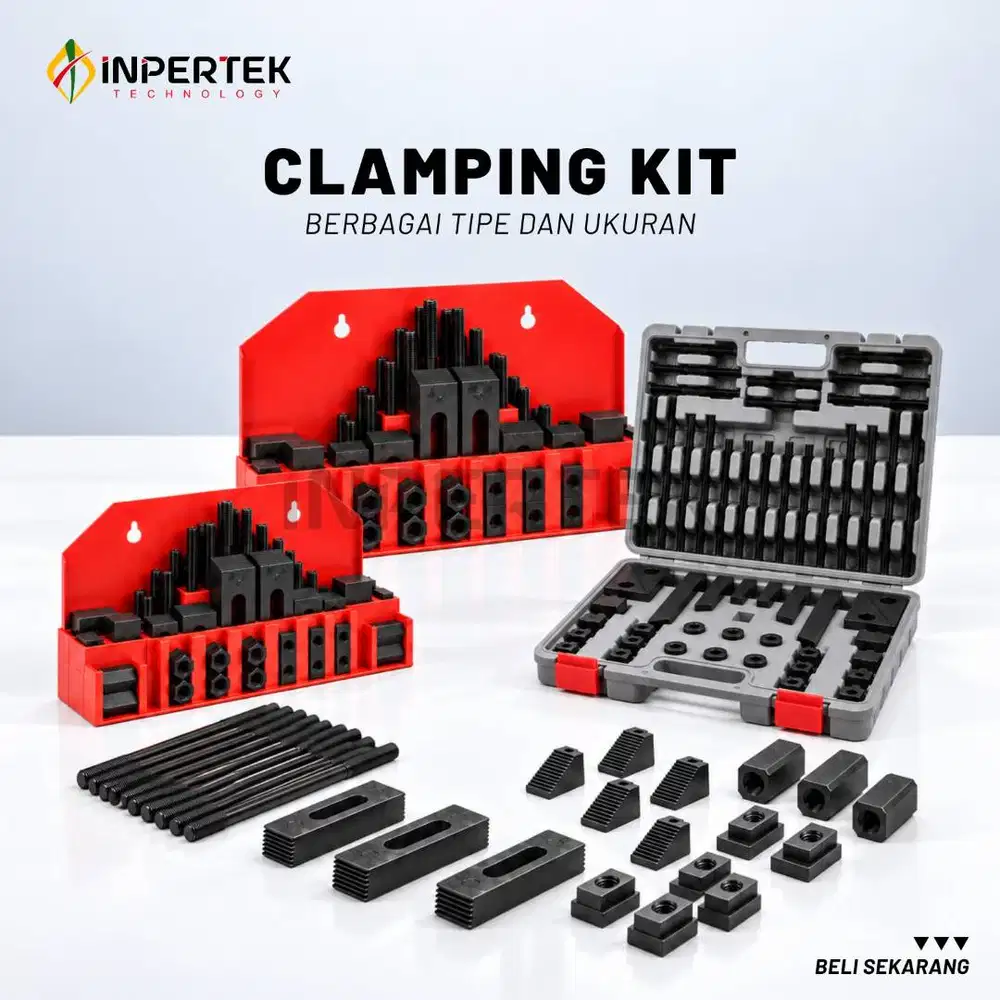 Clamping Kit Set Penjepit Benda Kerja Mesin Milling
