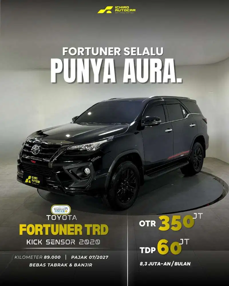 [FREE GARANSI 1TH] TOYOTA FORTUNER TRD KICK SENSOR 2020