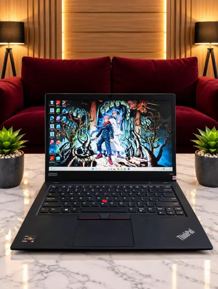 Laptop Slim Lenovo Thinkpad T495 Ryzen 5 Pro Full HD Mulus