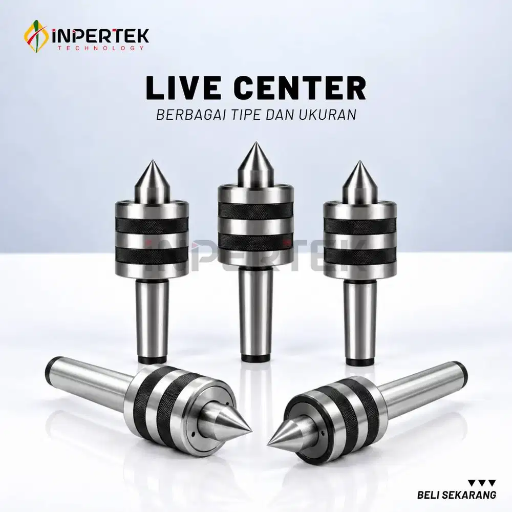 Live Center Mesin Bubut Senter Putar Penyangga Benda Kerja