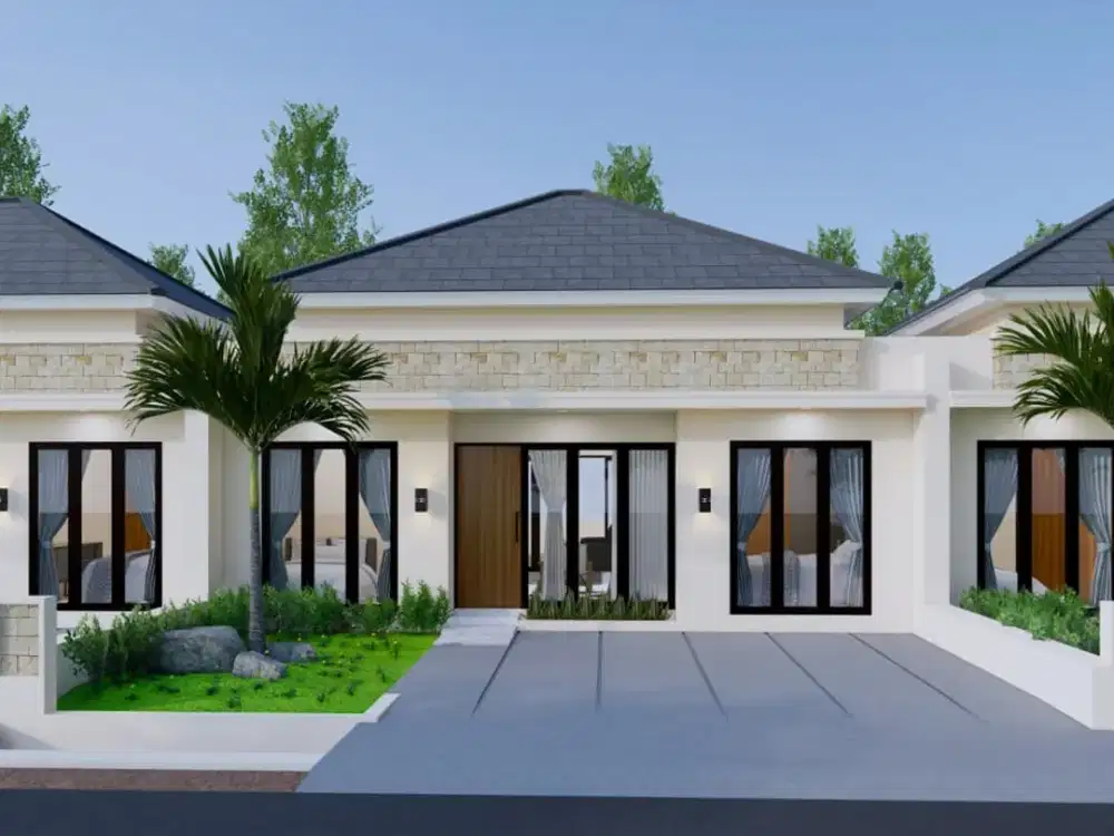 Rumah Baru Konsep Modern Tropis di Utara Candi Prambanan, Tanah Luas Harga Mulai 462 Jutaan