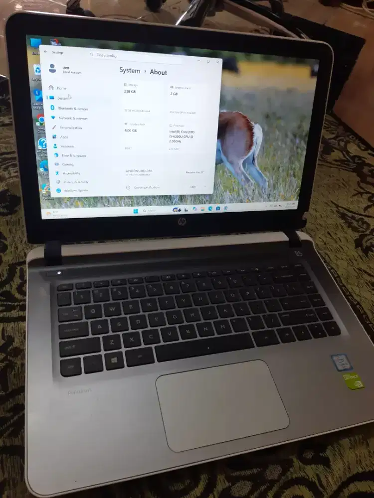hp core i5 gen 5 vga
