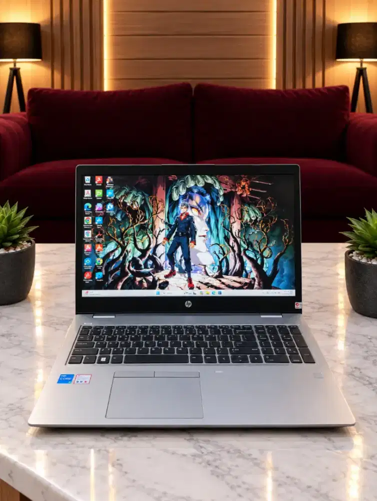 Laptop Bisnis HP Probook 650 G5 i5 Gen 8 RAM 8GB SSD Mulus,Layar Besar
