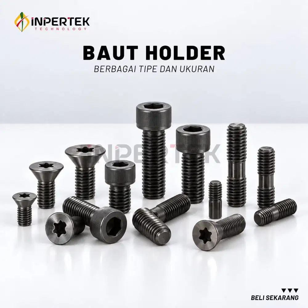 Baut Screw Pengikat Komponen Mesin dan Peralatan Industri