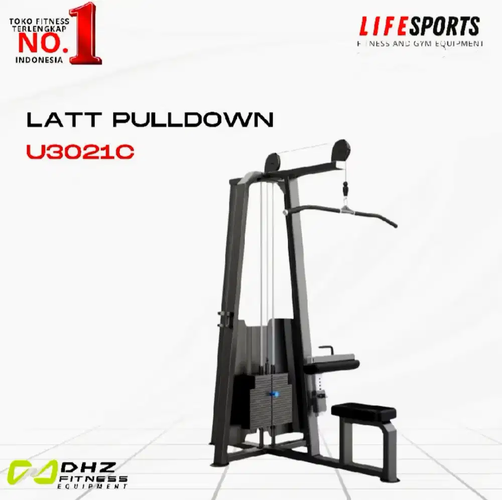LIFESPORTS Fitness Gym LAT PULLDOWN Machine Evost Series DHZ U3021C