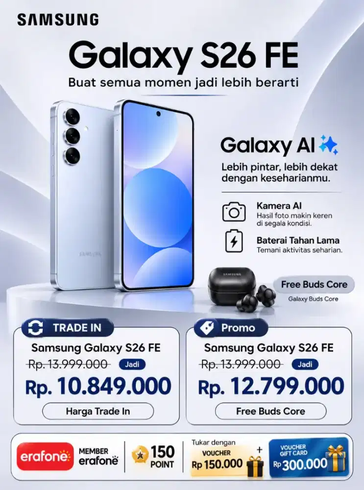 SAMSUNG GALAXY S26 FE PROMO WEEKEND