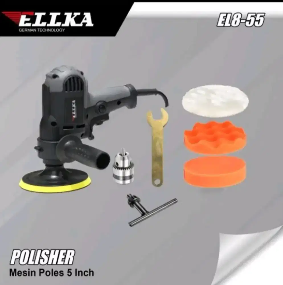 Mesin Poles Mobil Motor Elka German Doble bisa poles bisa bor