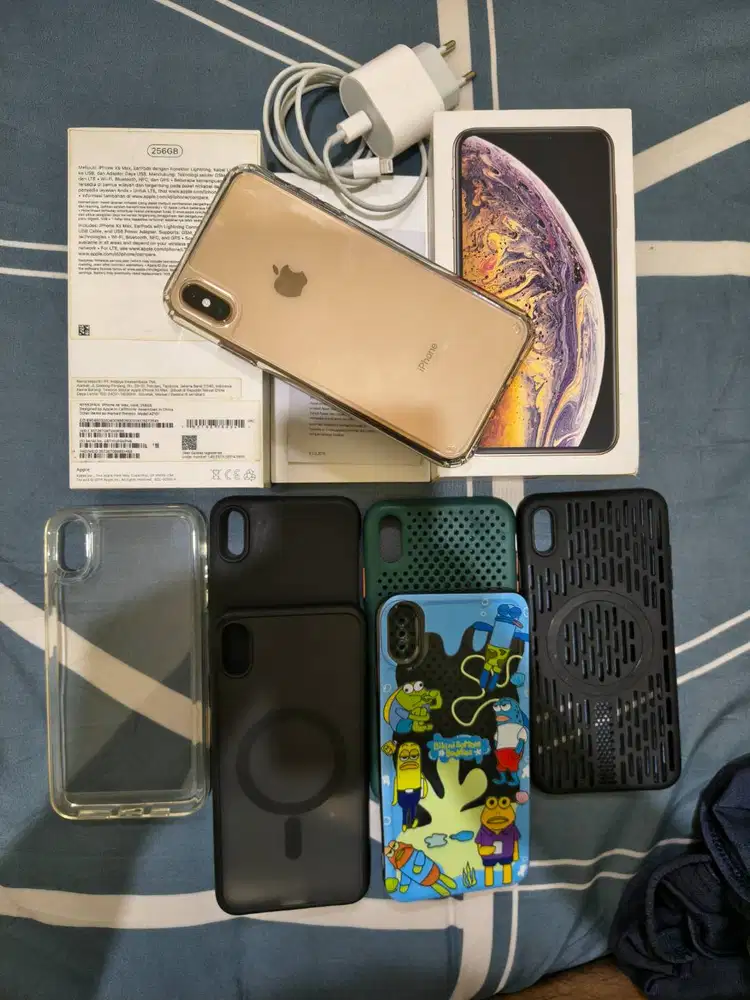 iPhone XS Max 256gb PA/A iBox Mulus Fullset Full Original No Minus