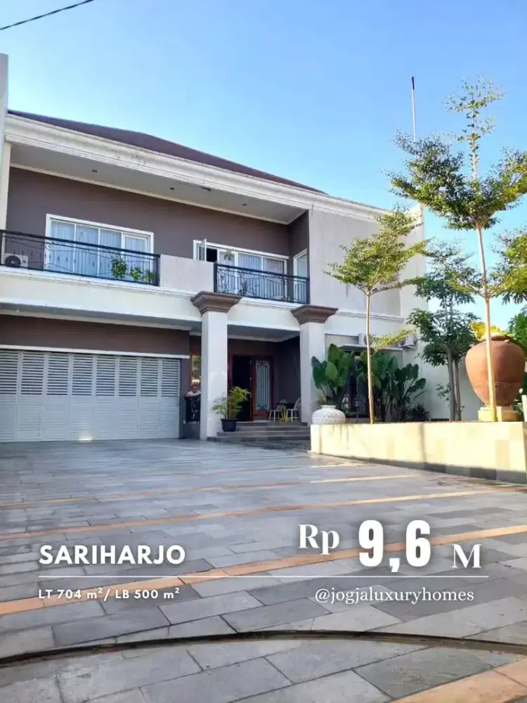 Dijual Rumah Mewah dengan Kolam Renang dekat Filosofi Kopi Palagan