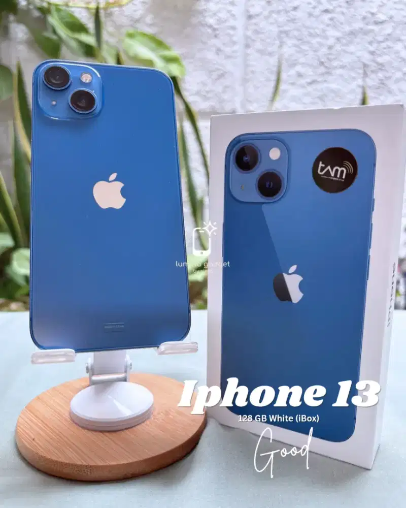 Iphone 13 128 GB Blue Full Ori (Ibox)