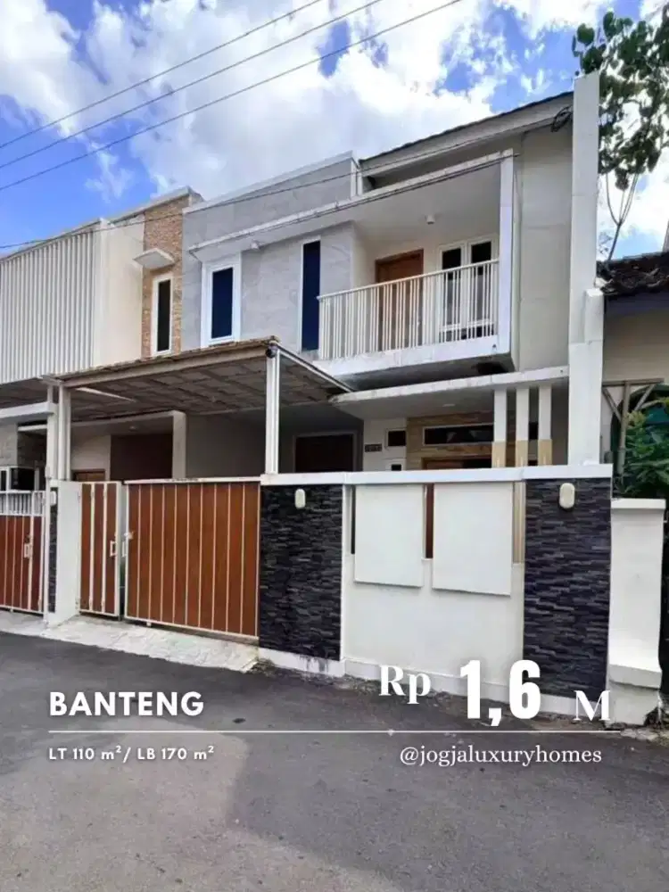 Dijual Rumah Strategis di Banteng dekat Jalan Kaliurang