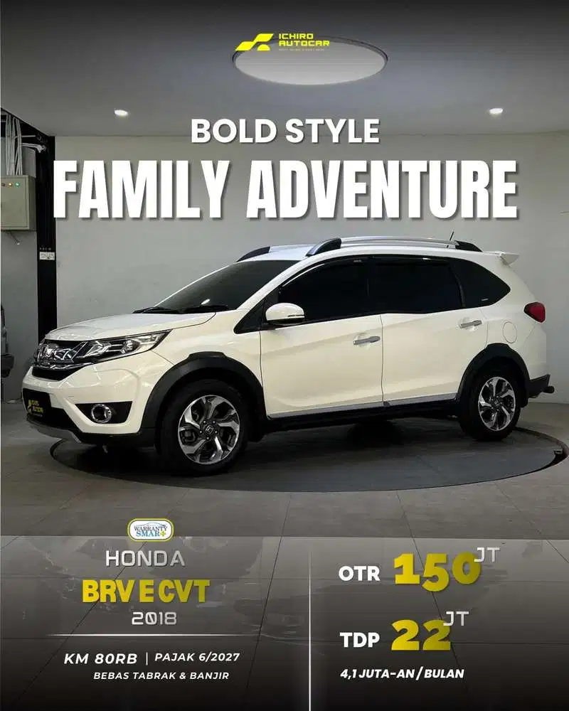 [FREE GARANSI 1TH] HONDA BRV E MATIC 2018