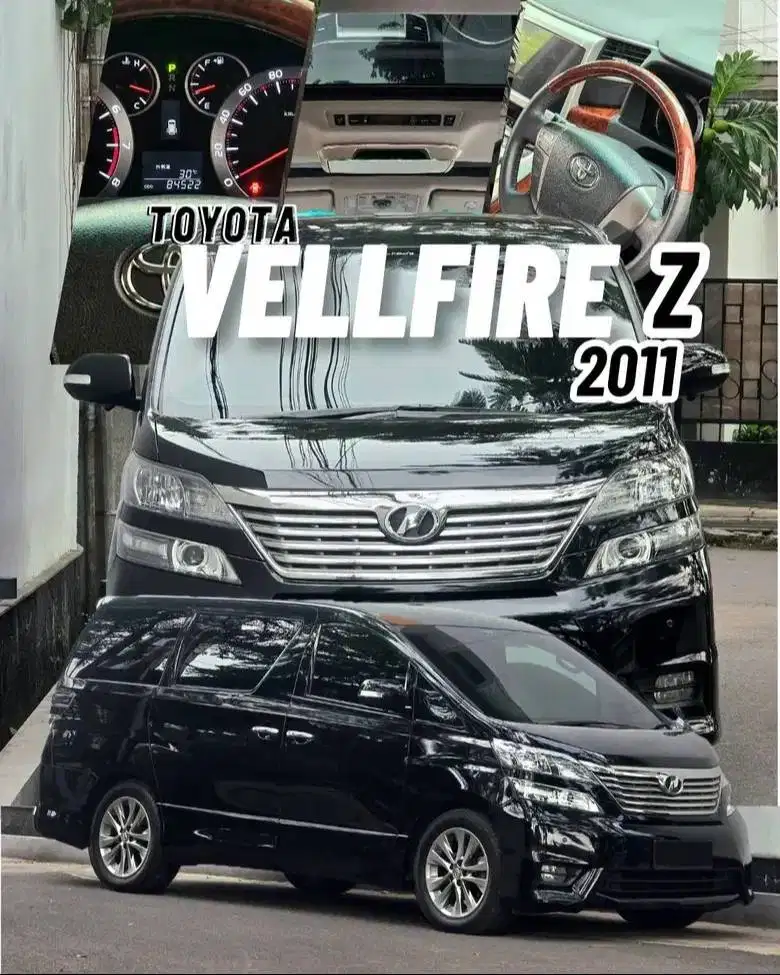 LOW KM !!! Toyota VELLFIRE Z 2011 Kondisi Istimewa Good Condition