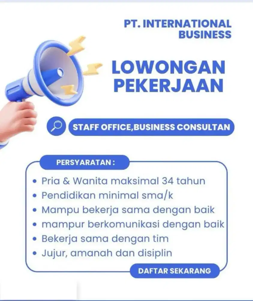 Lowongan Pekerjaan