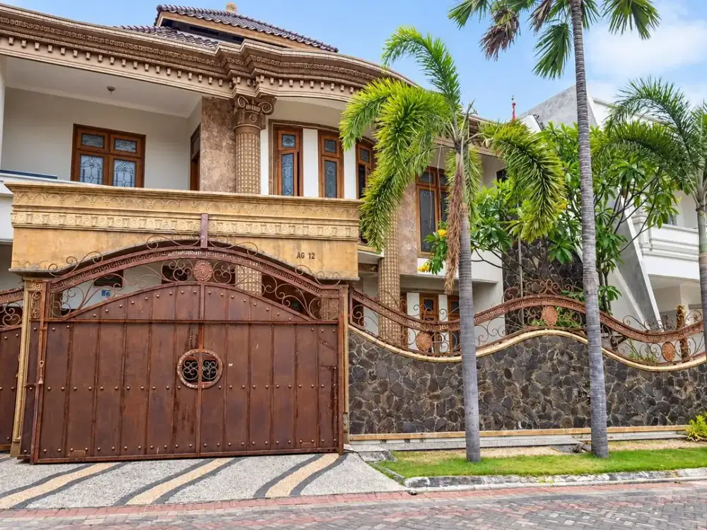 Lelang Murah Rumah Mewah 2Lt di Dharmahusada Mas Dkt Galaxy Mall
