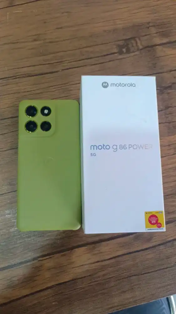 Second Moto G86 Power 8+8/256gb Garansi Oktober 2027